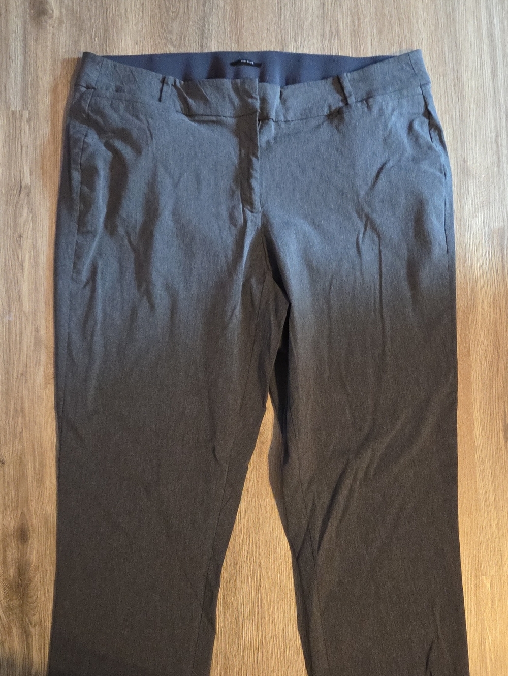 Lane Bryant Dark Gray Straight Leg Dress Pants